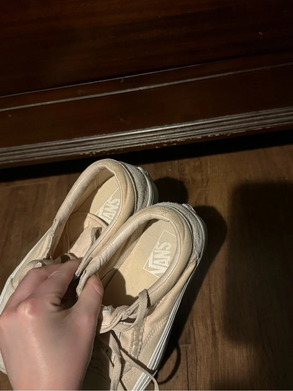 Vans Women's Platform Low-Top Sneakers in Light Beige